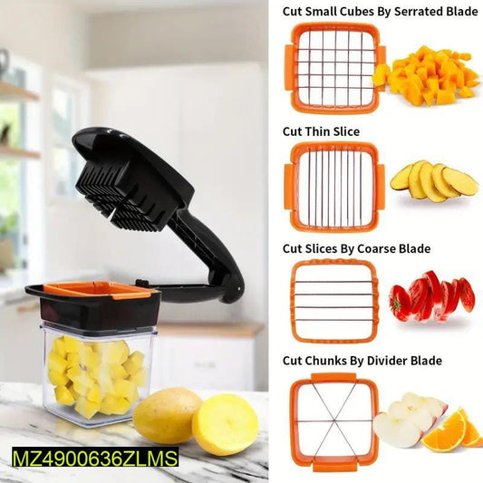 5 In 1 Stainless Steel Fruit Vegetable Cutter